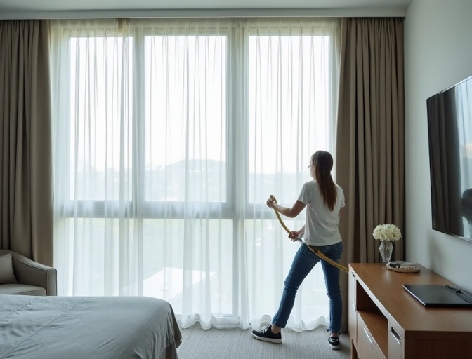 Eagle Heights Sheer Curtain Cleaning